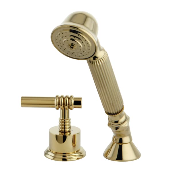 Transfer Valve Set For Roman, Tub Filler, Polished Brass